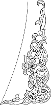 Воротник к красной блузке