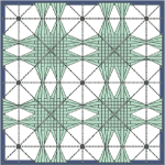 Сетка с тонкими строчевыми паучками и крестиками. рис.2 (увеличение)